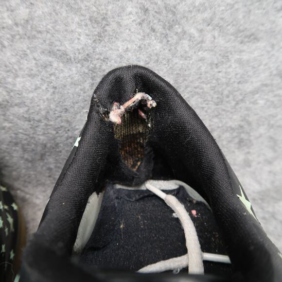 Casual Shoes Mens 44 Sneakers Stars Glow in the Dark Lace Up Trainer Black - Picture 5 of 12